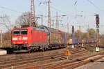 185 185-6 durchfährt Recklinghausen-Ost 27.3.2017