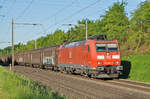 DB Lok 185 094-0 fährt Richtung Bahnhof Kaiseraugst.