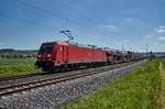 185 355-5 bei Retzbach-Zellingen am 10.05.2017.