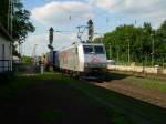 185 538 TXL am 30.5.2007 mit KLV Zug in Drverden auf dem Weg Richtung Hannover