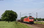 185 132-6 und 185 111-2 mit dem GB 48604 (Reggio Emilia-Limburg(Lahn)) bei Malsch 18.5.18