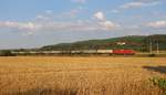 185 xxx zu sehen mit einem Kesselzug am 30.07.18 in Etzelbach.