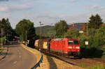 185 198-9 mit dem EZ 44613 (Mannheim Rbf-Muttenz) bei Schallstadt 19.7.18