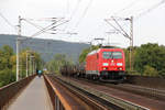 DB Cargo 185 314 // Eisenbahnbrücke Trier-Pfalzel // 29. August 2018