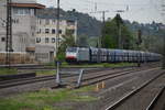 186 102 bei der durchfahrt des Niederlahnsteiner Bahnhofes