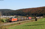 185 089-0 mit dem EZ 45175 (Kornwestheim Rbf-Wolfurt) bei Möhringen15.10.18