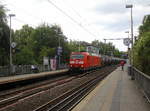 185 188-0 DB kommt aus Richtung Aachen-West mit einem Ölzug aus Antwerpen-Petrol(B) nach 	Stuttgart-Hafen(D) und fährt durch Aachen-Schanz in Richtung