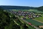 Blick auf den Ort Breitenfurt im Altmühltal.