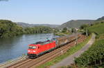 185 339-9 mit dem GA 47567 (Ruisbroek Bundel-Heilbronn Gbf) bei Lorch 22.8.19