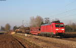 185 107-0 mit dem EZ 44625 (Mannheim Rbf-Basel SBB RB) bei Riegel 7.2.20