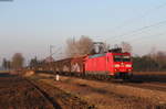 185 100-5 mit dem GK 49051 (Waltershof Alte Südelbe-Buchs) bei Riegel 7.2.20