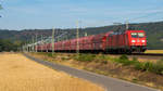 20. Juli 2019 in Pforta. 185 240-0 auf dem Weg in Richtung Naumburg. 