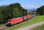 185 106-2 mit dem 45036 (Chiasso Smistamento-Mannheim Rbf) bei Mühlau 23.6.20