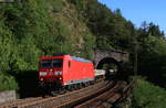 185 076-7 mit dem GB 68302 (Biebesheim-Villingen(Schwarzw)) bei Triberg 31.7.20