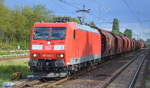 DB Cargo AG [D] mit  185 069-2  [NVR-Nummer: 91 80 6185 069-2 D-DB] und Kali-Güterzug am 31.08.20 Bf.