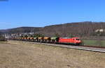 185 362-1 mit dem EZ 52098 (Villingen(Schwarzw)-Kornwestheim Rbf) bei Immendingen 24.3.21