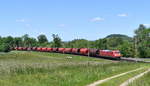 185 360 mit einem Kalizug am 28.05.2020 bei Friedland(Han)