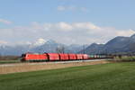 185 162 aus Freilassing kommend am 16. April 021 bei Bernau am Chiemsee.