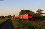 185 331-3 mit EZ 42791 (Flensburg Friedensweg-Ehrang Nord) bei Borstel 30.5.21  