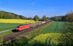 185 051 mit einem Güterzug am 08.05.2021 bei Einöd.