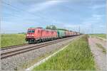 185 280-5 ist am 01.06.2021 bei Braschwitz in Richtung Halle/S.