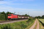 185 097-3 mit dem GAG 49063 (Offenburg Gbf-Buchs) bei Köndringen 16.6.21