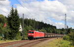 185 089-0 und 185 120-3 mit dem GAG 49064 (Buchs-Seelze Ost) bei Peterzell 8.8.21
