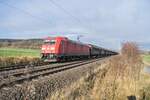 185 301-9 zu sehen am 23.11.2021 bei Kerzell.
