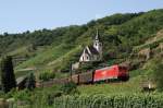 185 288 mit einem Gterzug in Hatzenport (16.07.2007)