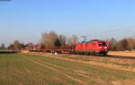 185 190-6 mit dem EZ 44601 (Kehl - Basel Bad Bf) bei Riegel 4.3.22