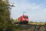 185 310-0 mit einem gemischten Güterzug zwischen Holzwickede und Schwerte (21.04.2022)