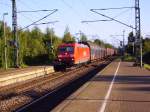 185 191-4 fhrt durch Elmshorn. 28.08.07