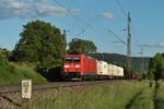 DBC 185 145-0 bei Kuchen mit Tank / Containern 28.05.2020