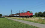 Niederschopfheim - 6. Juli 2023 : 185 092 mit einem Stahlzug in Richtung Süden unterwegs. 

Link zum Video : https://www.youtube.com/watch?v=4YeCkd4rkP8&t=40s