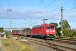 185 254 erreicht mit einem Güterzug den Bahnhof Saarmund. Aufgrund von Bauarbeiten war Seddin aus Richtung Potsdam nicht erreichbar und die Güterzüge mussten in Saarmund kopf machen.

Saarmund 28.09.2024