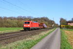 Deutschland
Lok 185 275 von DBC zieht einem Stahlzug in Bösinghoven
18/3/2026