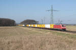 Mein Sonntagsbild, mit der DBC 185 072 & dem Postzug, kurz vor dem Ziel Großbeeren bei Berlin, auf dem Berliner Außenring.  22.03.2026

Zur Diskussion am Rande, warum sind hier die Farben blasser, als auf dem PC, die Datein?