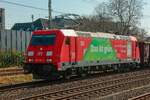 DB 185 205-2  Das ist grün.  in Hilden, März 2026.