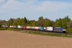 Grüße an den Tf der 185 502 hinter Syke nach Osnabrück. 28.4.26