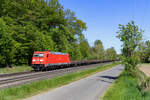 185 320-9 (DB Cargo) mit einem G�terzug in Senden B�sensell, 30. April 2026