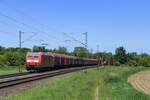 185 047-8 (DB Cargo) mit einem G�terzug in Elze, 28. Mai 2026