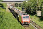 DBC 185 016-3 auf der Hamm-Osterfelder Strecke in Recklinghausen-Ost 2.7.2026