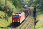 DBC 185 253-2 auf der Hamm-Osterfelder Strecke in Recklinghausen-Ost 2.7.2026