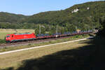 185 209 mit diesen Metalrollen welche wirklich laute Geräusche von sich gaben bei vorbeifahren am 8 August 2026 zwischen Breitenfurt und Dollnstein.