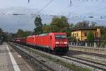 185 319 & 244 am 26.04.25 im Bahnhof Ro�tal