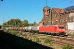 DB 185 178-1 mit Kesselzug in Wuppertal, August 2026.