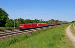 B�hl/Baden - 2. Mai 2025 : 185 119 + 185 129 mit einem Gemichten nach Offenburg unterwegs.
Link zum Video : https://www.youtube.com/watch?v=XGaSAIQKYAk