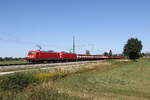 185 204 und 185 296 waren mit einem  Erzzug  am 13.
