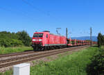 K�ndringen - 8. August 2025 : 185 058 mit einem leeren Autotransportwagen nach Offenburg unterwegs.
Link zum Video : https://www.youtube.com/watch?v=jiVQG4UZ0kI&t=52s