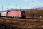Am 26.01.2008 fuhr die 185 068-4 mit einem Gemischten Gterzug in Richtung Norden.